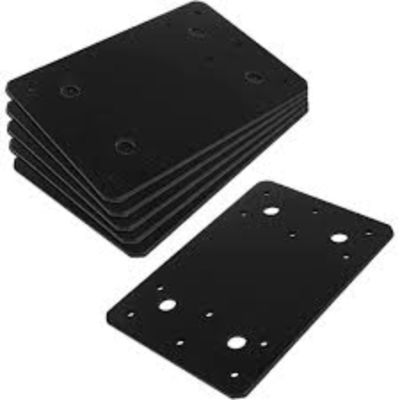Placas de base rectas de acero inoxidable de estampado preciso con certificación ISO9001 2008