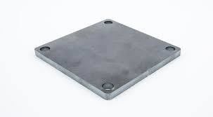 Placas de base rectas de acero inoxidable de estampado preciso con certificación ISO9001 2008