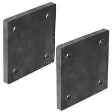 Placas de base rectas de acero inoxidable de estampado preciso con certificación ISO9001 2008