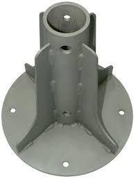 OEM ODM Stamping Parts Ltd Placa de base de montaje de piso de acero y acero inoxidable personalizada