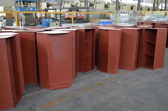 Conchas metálicas de cubo soldadas para la industria pesada con estructura