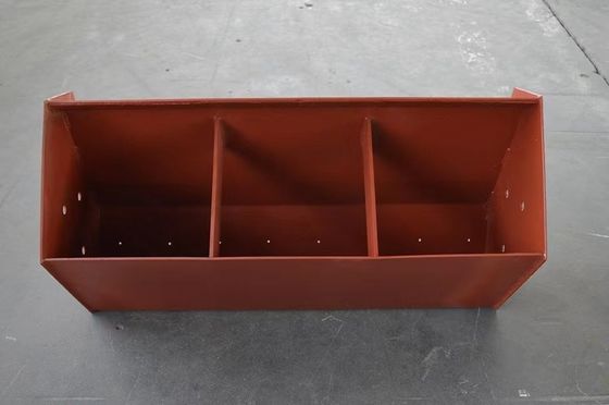 Conchas metálicas de cubo soldadas para la industria pesada con estructura