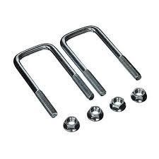 Cerrojos en forma de U personalizados en acero inoxidable y acero al carbono para aplicaciones de flexión