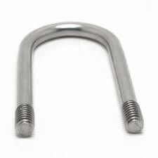 Cerrojos en forma de U personalizados en acero inoxidable y acero al carbono para aplicaciones de flexión