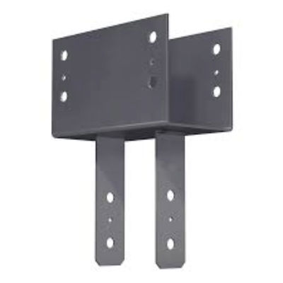 Conector de madera de acero asequible para telecomunicaciones con revestimiento de óxido negro