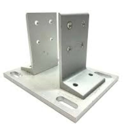 Fabricación de acero inoxidable a medida Placa de base de montaje de piso más vendida para el mercado