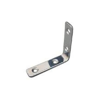 Brackets de ángulo de acero y acero inoxidable personalizados con operación de estampado de flexión