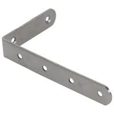 Brackets de ángulo de acero y acero inoxidable personalizados con operación de estampado de flexión