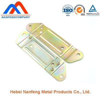 Componentes de estampado de metal personalizado profesional para piezas de automóviles de acero revestido de energía color natural