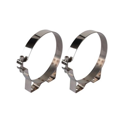 Clampada metálica de manguera de alta presión personalizada con recubrimiento y grosor de 0,5 mm-25 mm