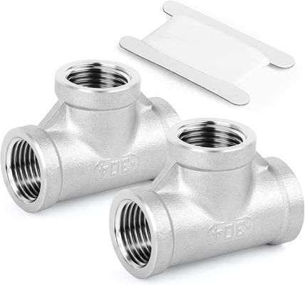 Conector de tuberías de acero inoxidable 304 de material de aluminio para diferentes tamaños en Nanfeng