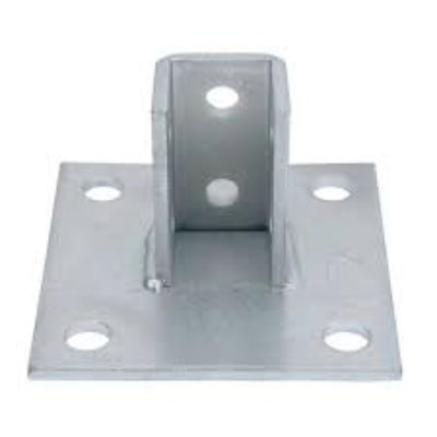 Fabricación a medida de acero inoxidable de piso montado placa base con precios razonables