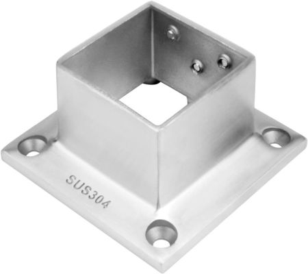 Fabricación de suelo de acero inoxidable hecha a medida Placa de base montada a precios asequibles