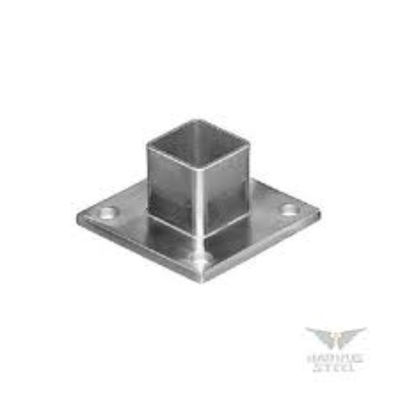 Acero y acero inoxidable personalizados de placa de base de montaje de piso de ISO9001 2008 certificado