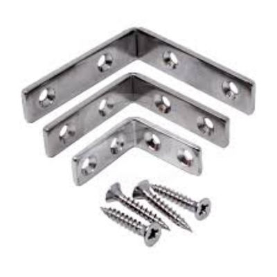 Accesible segunda operación E-revestimiento acero y acero inoxidable brackets de ángulo para la energía