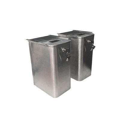 Proceso de flexión profesional Casilla de metal de chapa personalizada en blanco para productos