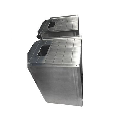 Proceso de flexión profesional Casilla de metal de chapa personalizada en blanco para productos