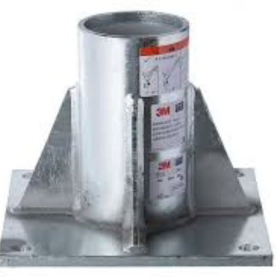 Placa de base de montaje de suelo de aluminio asequible y con segunda operación de electro-plantación