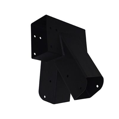 Bracket de oscilación personalizado de tres a cuatro vías de metal en acero de color natural personalizado
