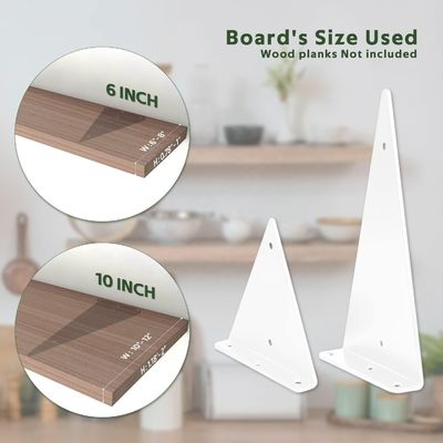 Bracket triangular de acero inoxidable para fijar estructuras metálicas personalizado y muestra