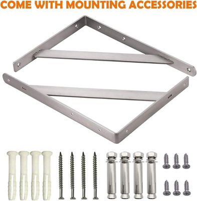 Bracket triangular de acero inoxidable para fijar estructuras metálicas personalizado y muestra