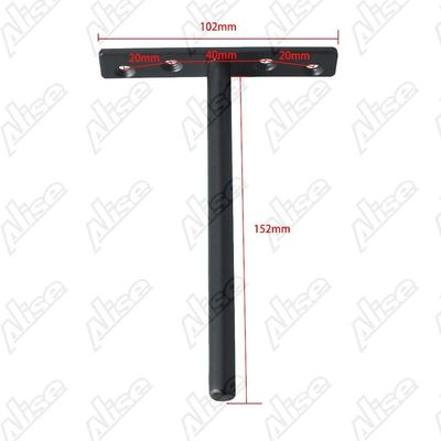 Soportes metálicos de acero al carbono recubiertos para fijación de mesas personalizadas y de pulido