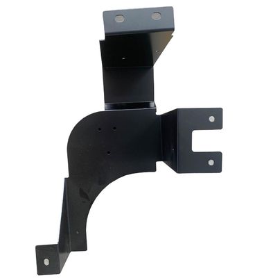 0.5mm-25mm espesor de acero inoxidable negro soporte para aplicaciones industriales
