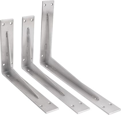Personalizar varios tamaños de soporte de acero inoxidable en forma de L con otra estructura