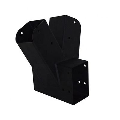 Apoyo de tres vías Personalizar base metálica Apoyo de cuatro vías para la estructura Otros en negro