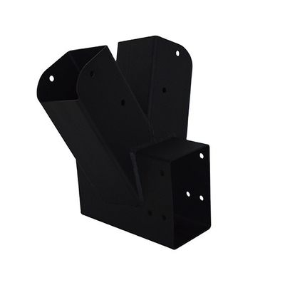 Apoyo de tres vías Personalizar base metálica Apoyo de cuatro vías para la estructura Otros en negro