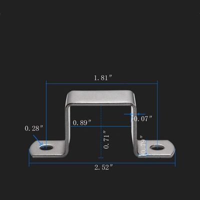 Accesorios de hardware de abrazaderas de cable de soporte metálico con y diseño personalizado