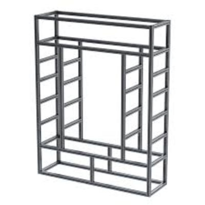 Estantes de aluminio OEM La mejor opción para un espacio de almacenamiento elegante y organizado